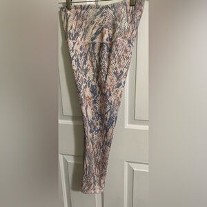 Multicolor Snake Print Leggings